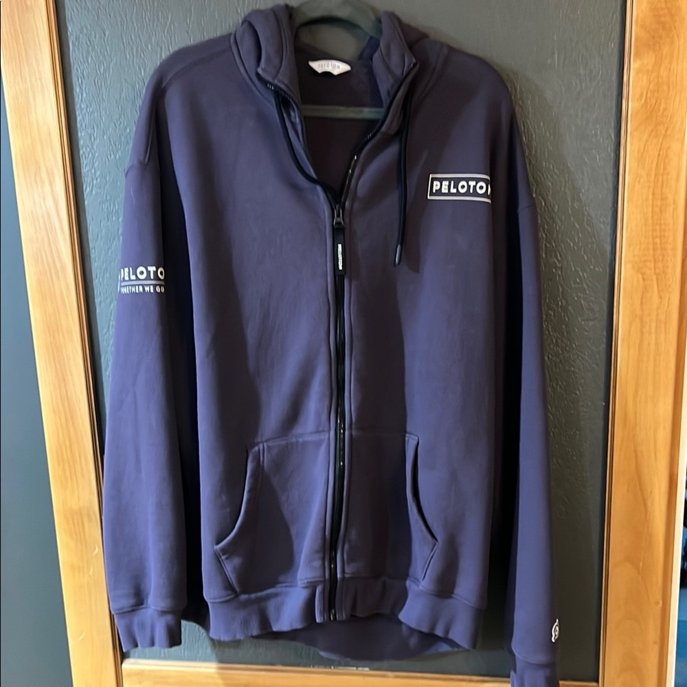 Peloton Purple XL zip up Sweater